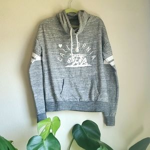 Reflex Cowl Neck Sweatshirt California